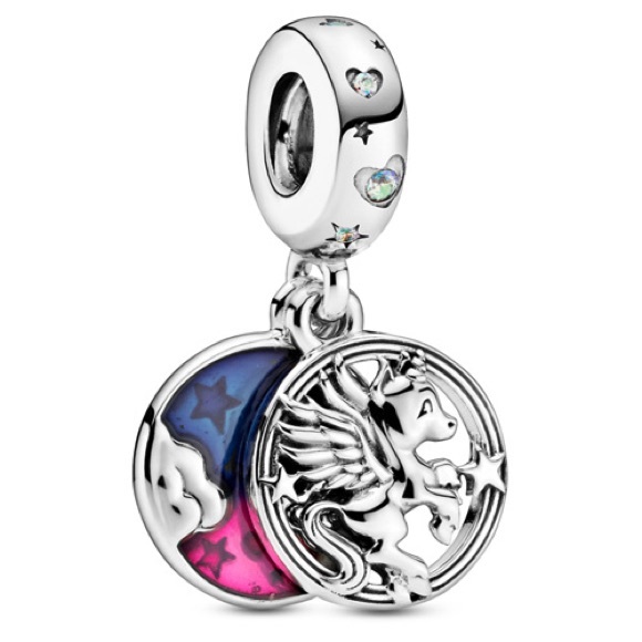 PANDORA NWT Magical Unicorn Dangle 799145C01 - Picture 1 of 3